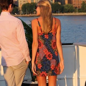 Tropical Topshop Shift Dress